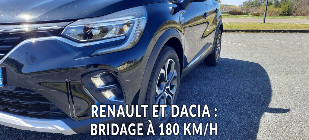 Vitesse bridée sur les futurs véhicules Renault et Dacia