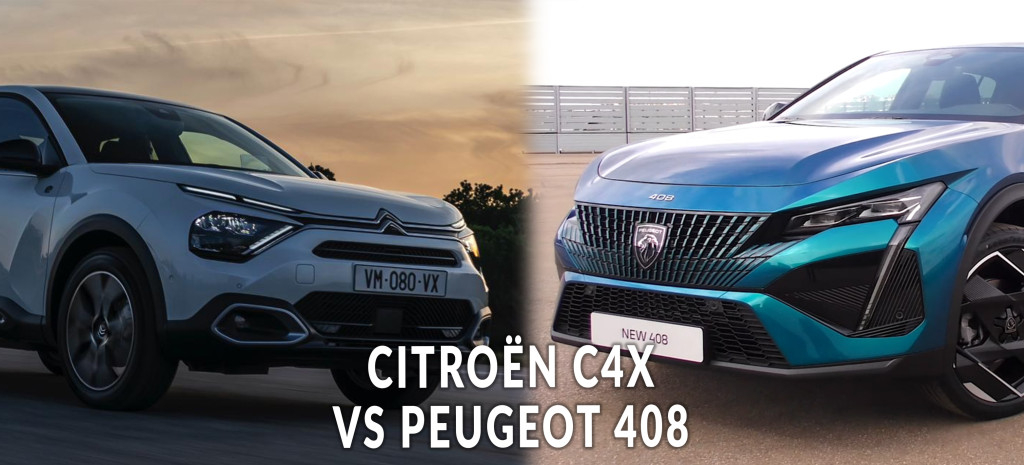 Citroën C4 X et Peugeot 408 : différences et ressemblances