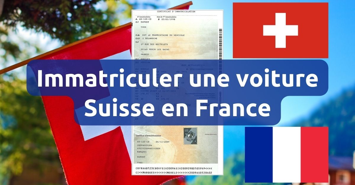 Plaque d'exportation Suisse : immatriculer une voiture importée