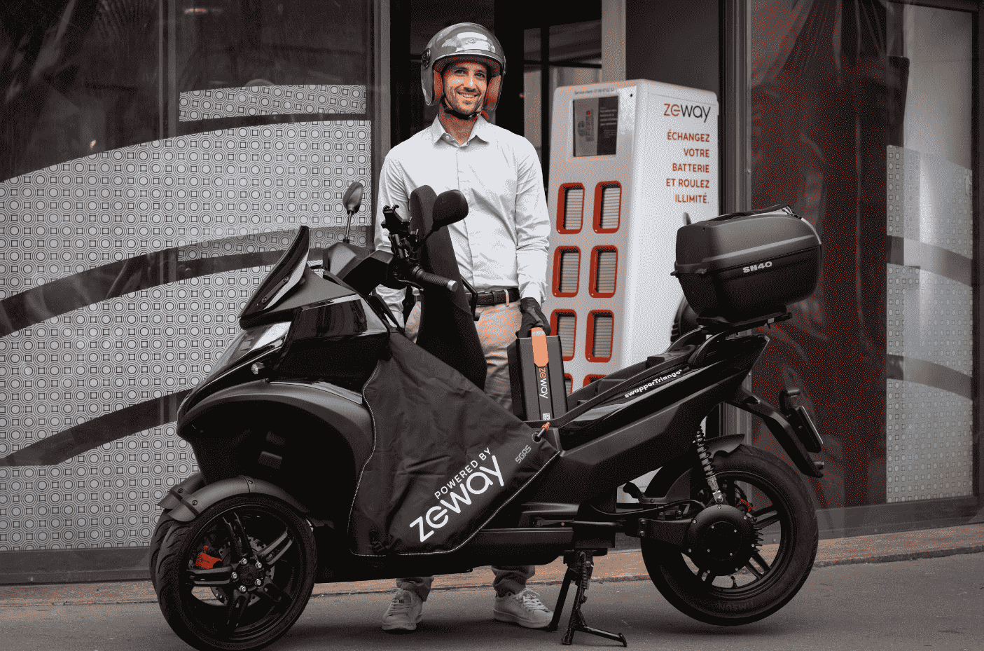 ZEWAY : recharger son scooter électrique en 50 secondes 