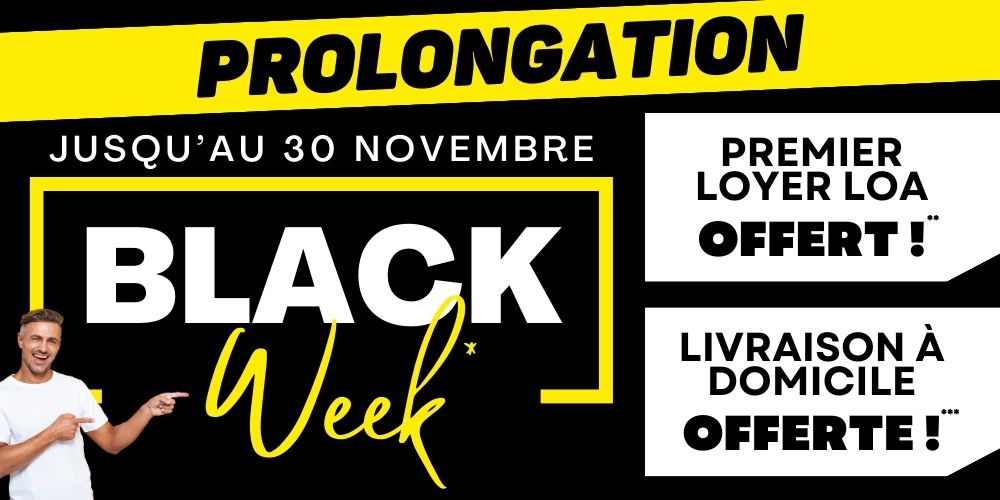 Black Week : AutoJM offre le premier loyer de LOA et la livraison à domicile 