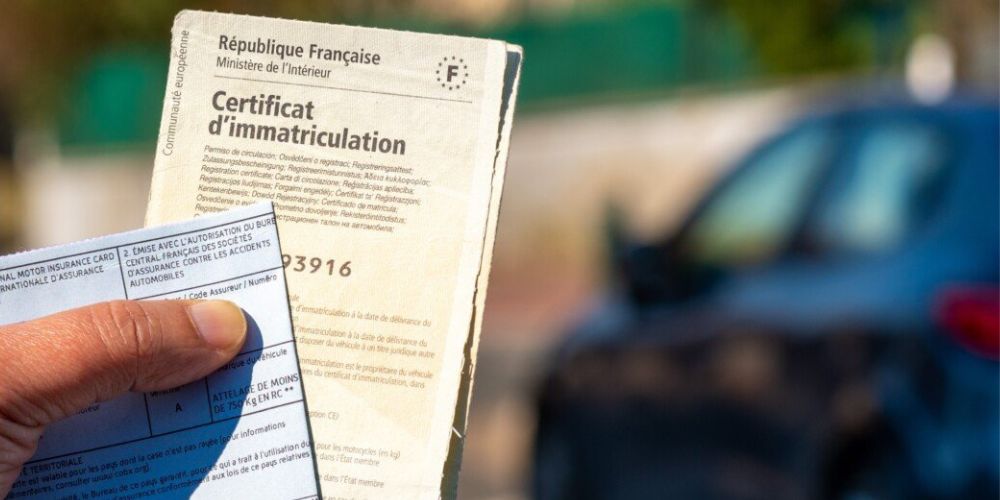 Certificat d'immatriculation